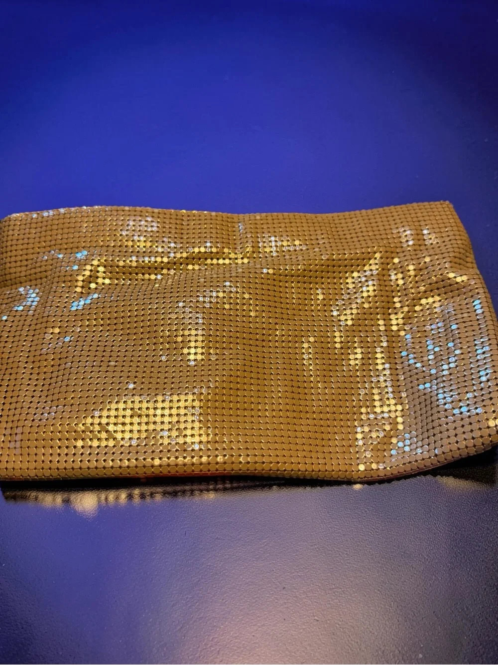 Whiting & Davis Gold Mesh Clutch